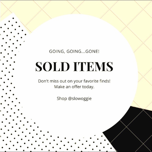 SOLD ITEMS - Picture 1 of 1